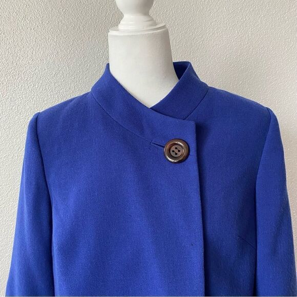 Kate Hill Blue Swing Jacket Petite - Picture 3 of 16